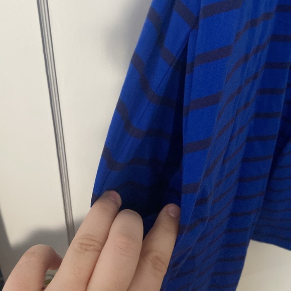 Love, Hanna blue stripe size large dress - Picture 3 of 4